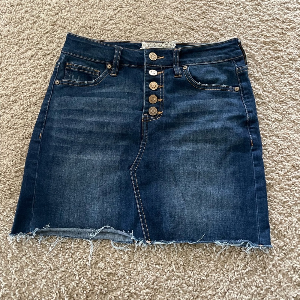 altar’d state jean skirt
